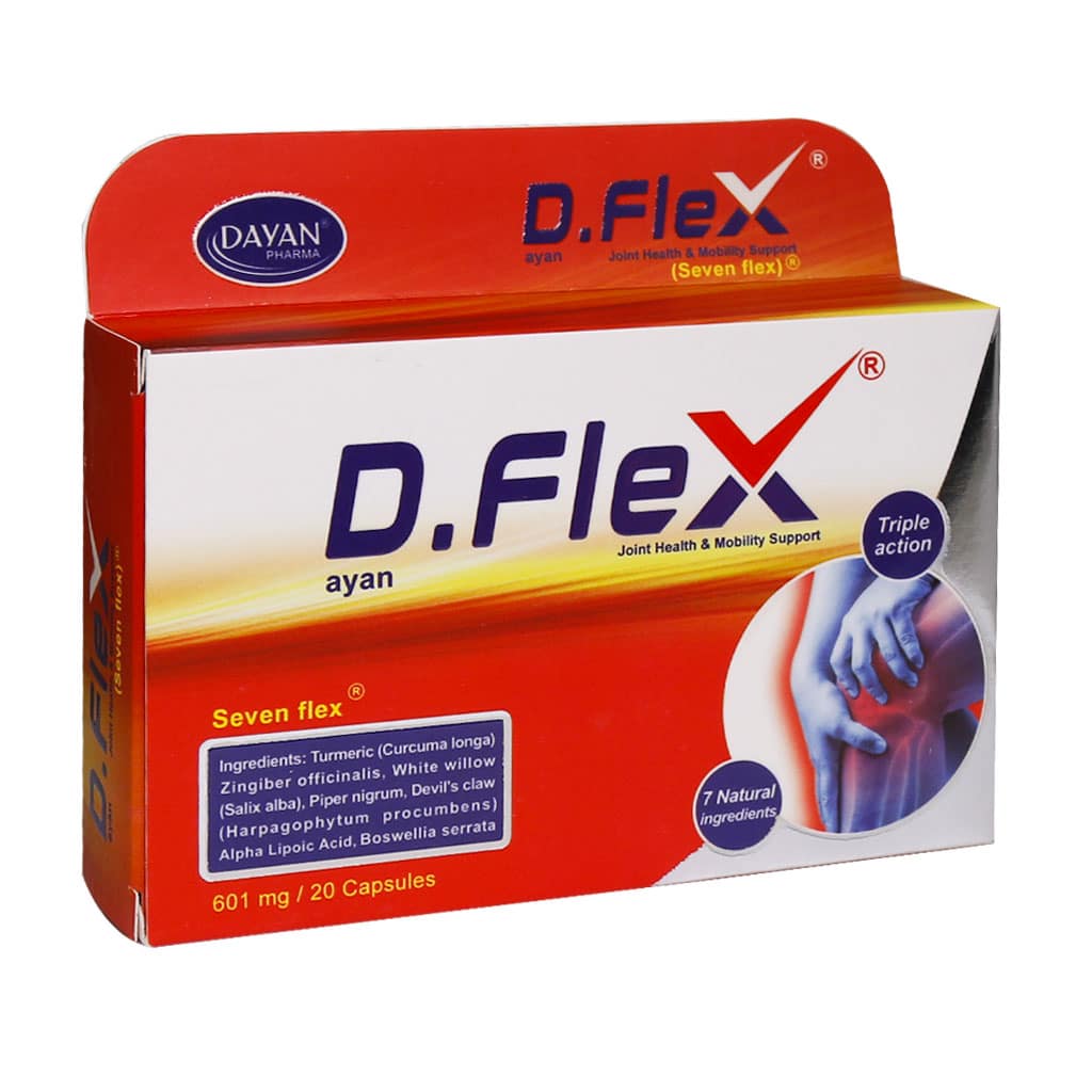 Dayan-Pharma-Dayan-Flex-20-Caps کپسول دایان فلکس دایان فارما 20 عددی - Image 1