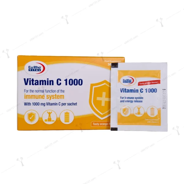 ساشه ویتامین ث 1000 میلی گرمی یوروویتال 30 عددی