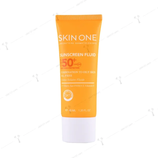 ضد آفتاب فلوئیدی بی رنگ اسکین وان فاقد چربی spf 50