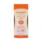 فلوئید ضد آفتاب بی رنگ سان سیف فاقد چربی spf 50