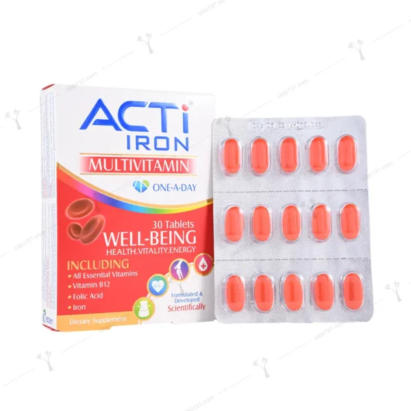 قرص اکتی آیرون ابیان دارو 30 عددی