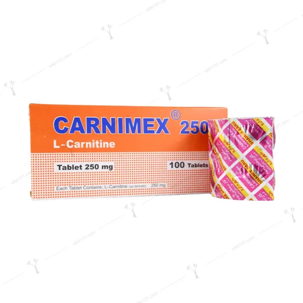 قرص کارنیمکس ال کارنیتین 250 میلی گرم شهر دارو 100 عددی