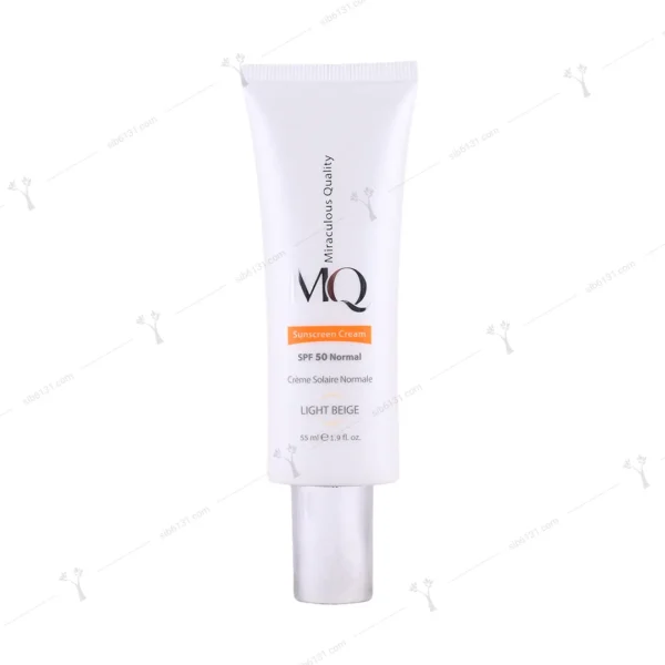 کرم ضد آفتاب ام کیو پوست نرمال بژ روشن spf 50