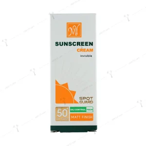 کرم ضد آفتاب بی رنگ اسپات گارد مای فاقد چربی spf 50