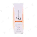 کرم ضد آفتاب بی رنگ ام کیو spf 50 فاقد چربی 55 میلی لیتری