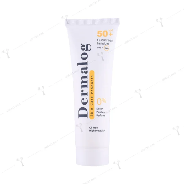کرم ضد آفتاب بی رنگ درمالوگ فاقد چربی  50 میلی لیتری spf 50