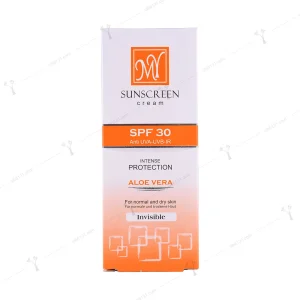 کرم ضد آفتاب بی رنگ مای مناسب پوست نرمال و خشک spf 30