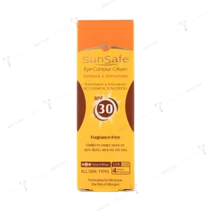 کرم ضد آفتاب دور چشم سان سیف بژ طبیعی spf 30