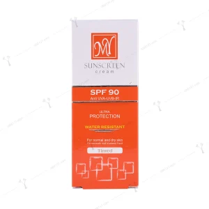 کرم ضد آفتاب رنگی مای مناسب پوست نرمال و خشک spf 90