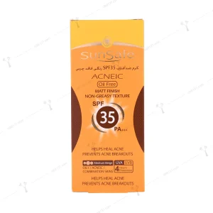 کرم ضد آفتاب سان سیف فاقد چربی بژ طبیعی spf 35