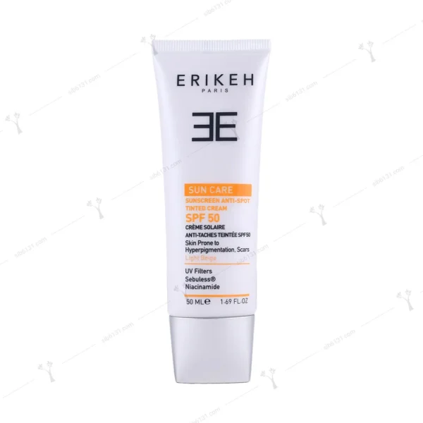کرم ضد آفتاب ضد لک اریکه بژ روشن spf 50