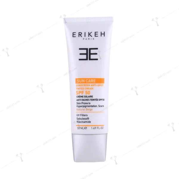 کرم ضد آفتاب ضد لک اریکه بژ طبیعی spf 50