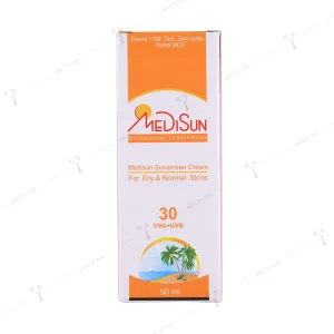 کرم ضد آفتاب مدیسان پوست خشک و معمولی spf 30