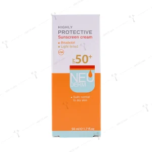 کرم ضد آفتاب نئودرم پوست خشک بژ روشن spf 50