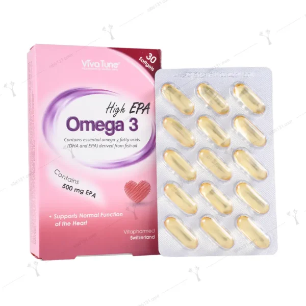 کپسول ژلاتینی نرم  امگا 3 High EPA ویواتیون 30 عددی