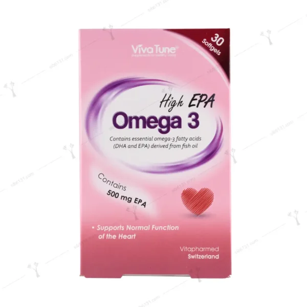 کپسول ژلاتینی نرم  امگا 3 High EPA ویواتیون 30 عددی