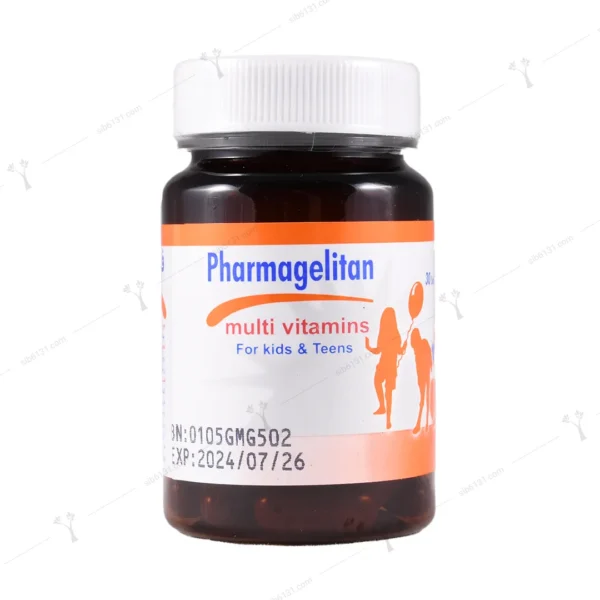 کپسول ژلاتینی نرم فارماژلیتان کودکان و نوجوانان دانا 30 عددی