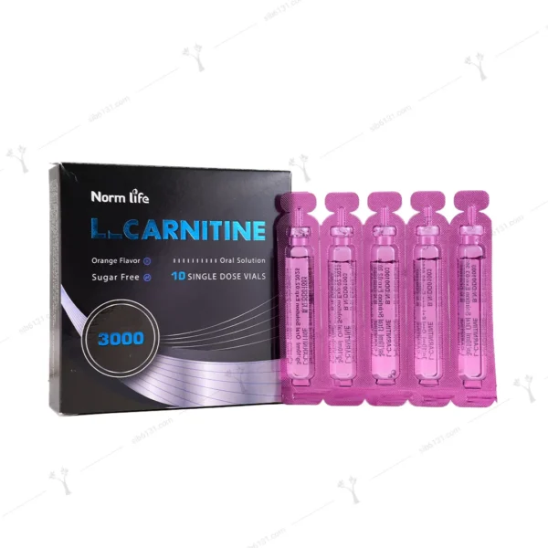 ویال خوراکی ال کارنتین 3000 میلی گرم نورم لایف 10 عددی