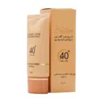 کرم ضد آفتاب مدیسان +spf 40 با پوشش کرم پودری پوست چرب و حساس بژ روشن 30 میلی لیتری