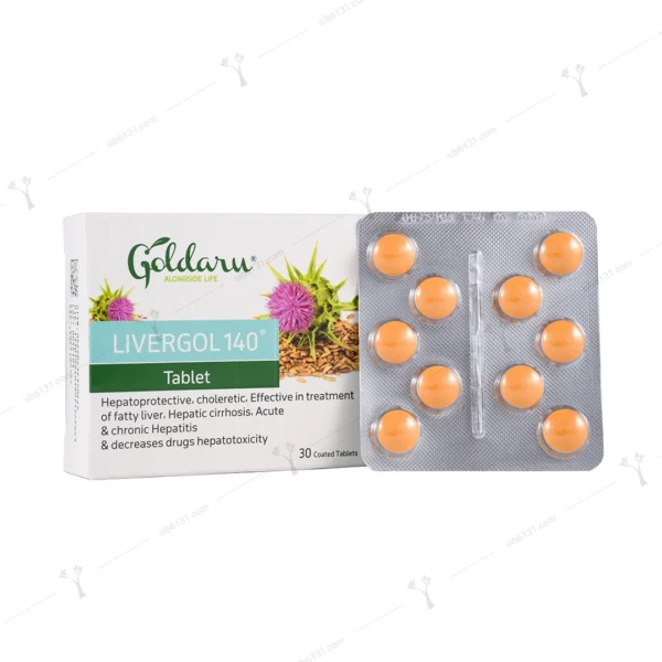قرص لیورگل 140 گل دارو 30 عددی