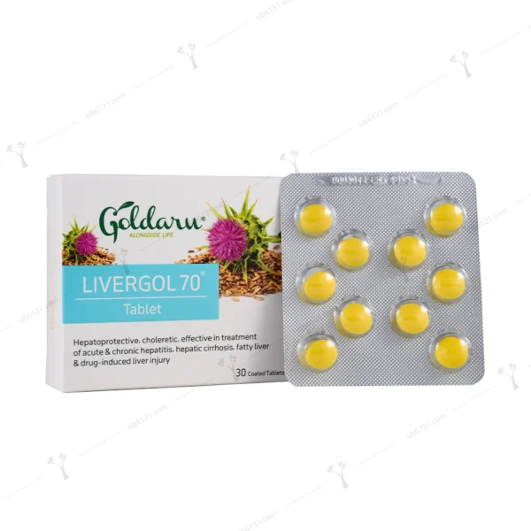 قرص لیورگل 70 گل دارو 30 عددی