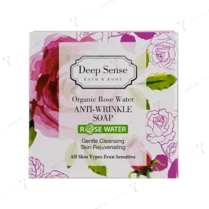 Deep Sense seagul Organic Rose Water Anti Wrinkle Soap 75g