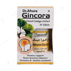 Ahura Darou Gincora Tablets 30 Tabs