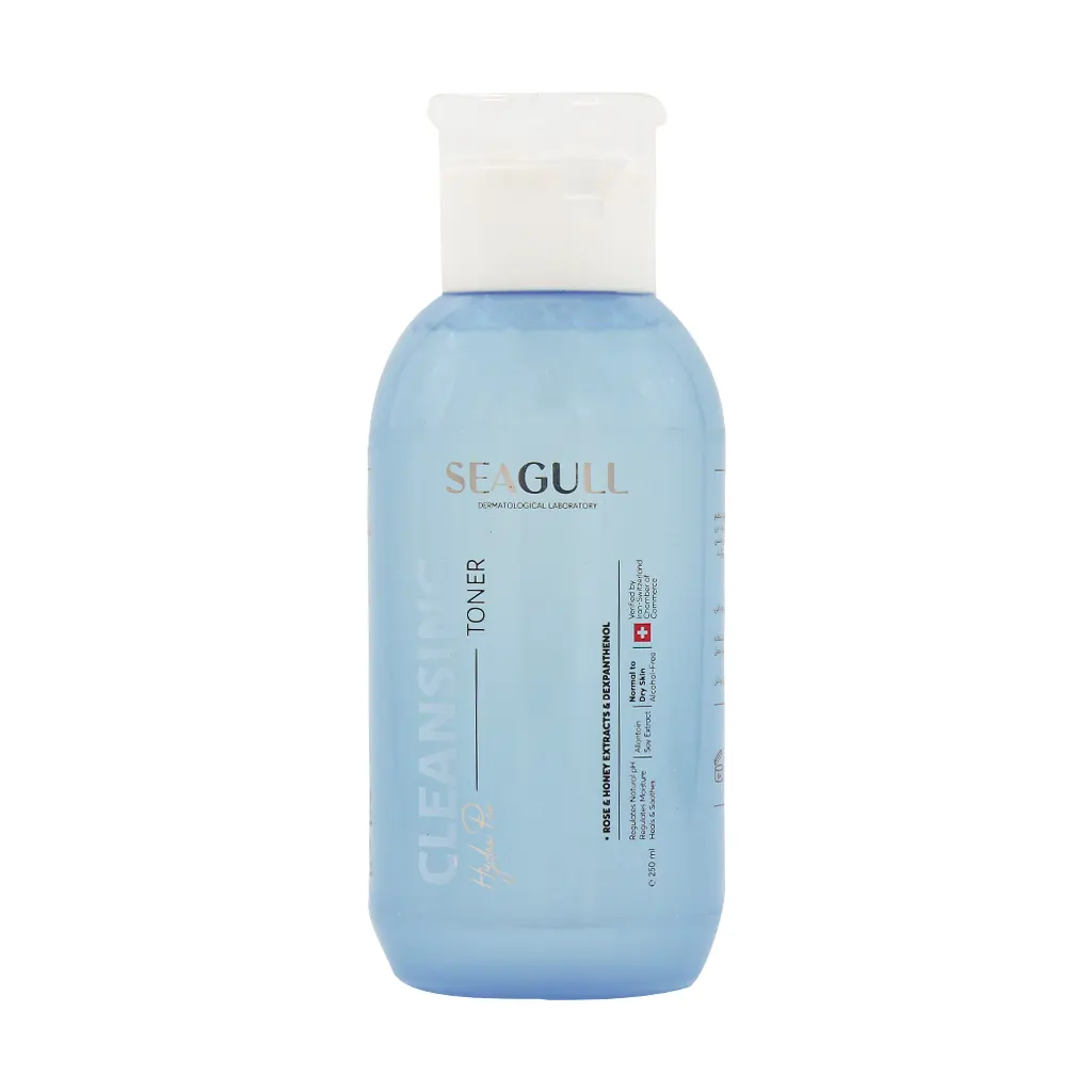 Seagull-Cleansing-Tonic-Skin-Dry-And-Normal تونر پوست خشک و نرمال سی گل 150 میلی لیتر