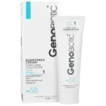 کرم ضد آفتاب بی رنگ ژنوبایوتیک spf 50 پوست خشک و معمولی 50 میلی لیتری