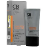 کرم ضدآفتاب پوست مختلط تا چرب بی رنگ SPF50 سی بی پاریس 40 میلی لیتری