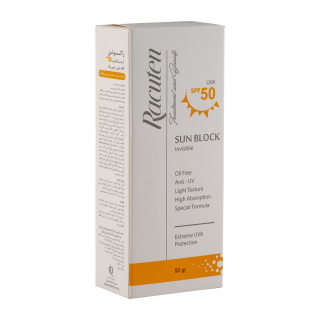 59763-(4)-2025412104310600 کرم ضد آفتاب بی رنگ فاقد چربی SPF50 راکوتن 50 میلی لیتری - Image 1