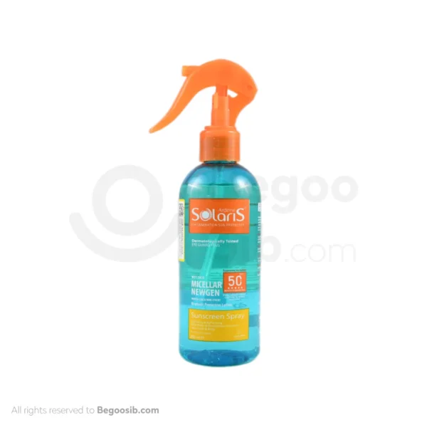 اسپری ضد آفتاب دوفاز میسلار نیوژن SPF50 سولاریس آردن 250 میلی لیتری