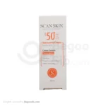 کرم ضد آفتاب بی رنگ پوست خشک SPF۵۰ اسکن اسکین ۴۰ میلی لیتری