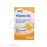قرص ویتامین B3 250 میلی گرم یوروویتال 60 عددی
