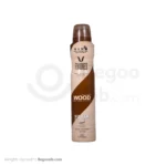 اسپری نانو بدن مردانه WOOD فیکورس 200 میلی لیتری