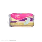نوار بهداشتی بالدار ویژه شب کتان ماکسی سایز 6 تافته 5 عددی
