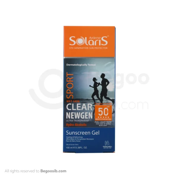 ضد آفتاب SPORT کلییر نیوژن SPF 50+ آردن سولاریس 100 میلی لیتری