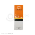 کرم ضد آفتاب بی رنگ SPF 50 پوست چرب و جوشدار تینولا 40 میلی لیتری