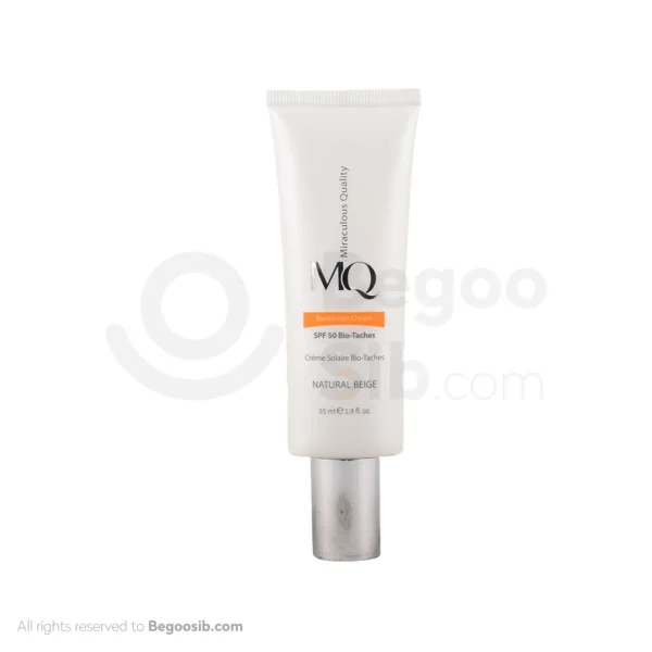کرم ضد آفتاب بایوتچ SPF50 بژ طبیعی ام کیو 55 میلی لیتری