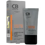 کرم ضد آفتاب بی رنگ SPF50 پوست نرمال تا خشک سی بی پاریس 40 میلی لیتری