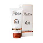 کرم ضد آفتاب SPF60 مدیسان مناسب پوست چرب و معمولی 50 میلی لیتری