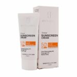 کرم ضد آفتاب کرم پودری بژ طبیعی +SPF50 بیزانس مناسب پوست خشک و حساس 40 میلی لیتری