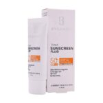 فلوئید ضد آفتاب کرم پودری بژ طلایی +SPF50 بیزانس