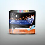 نوار بهداشتی بالدار ویژه شب خیلی نازک به نرمی کتان تافته 7عددی