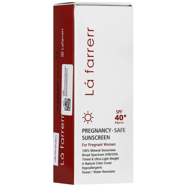 کرم ضد آفتاب بارداری SPF40 رنگی لافارر 40 گرمی