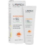 کرم ضد آفتاب بی رنگ لیپورکس +spf 50 پوست معمولی و چرب 40 میلی لیتری