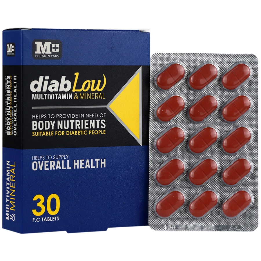 83547309602024122811 قرص مولتی ویتامین و مینرال دیاب لو 30 عددی - Image 1