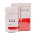 قرص بیوتین ۵۰۰۰ میکروگرمی رها 50 عددی