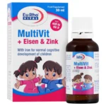 قطره مولتی ویت آیزن و زینک یوروویتال 30 میلی لیتری