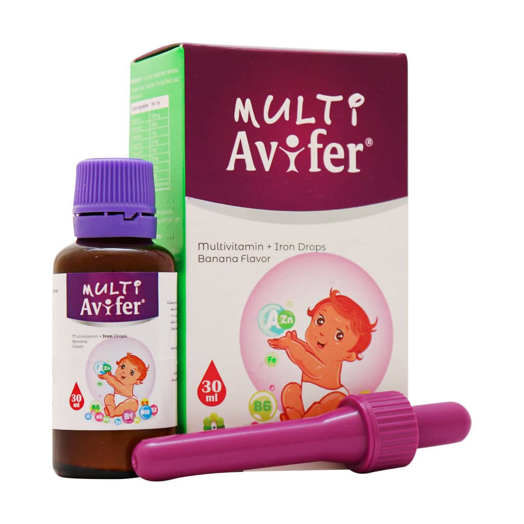 Avival-Multi-Avifer-Drops-۳۰ قطره مولتی آویفر آویوال 30 میلی لیتری - Image 1